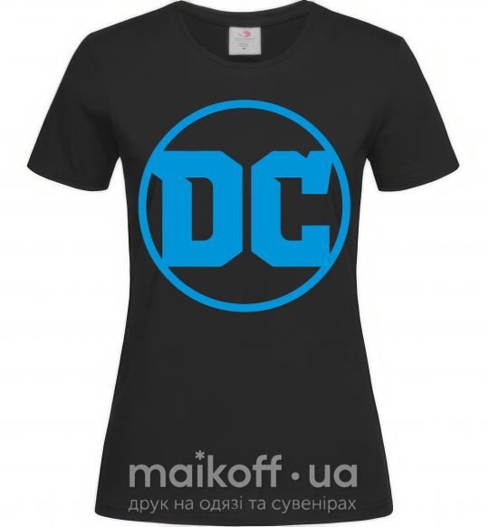 Женская футболка DC голубой Черный фото