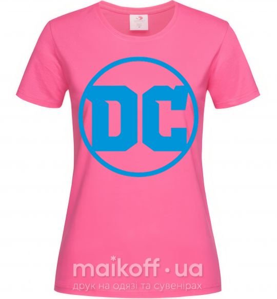 Жіноча футболка DC голубой Яскраво-рожевий фото