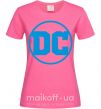Жіноча футболка DC голубой Яскраво-рожевий фото