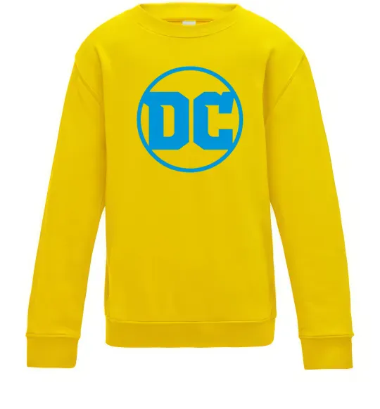 Дитячий світшот DC блакитний Сонячно жовтий фото