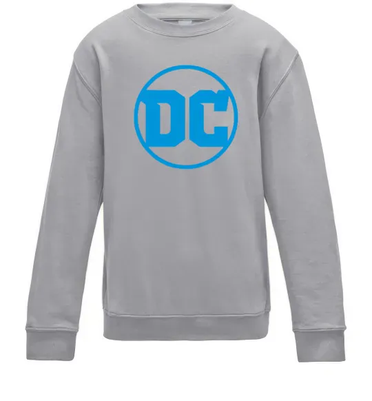 Дитячий світшот DC блакитний Сірий меланж фото