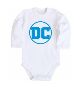 Детский боди DC блакитний