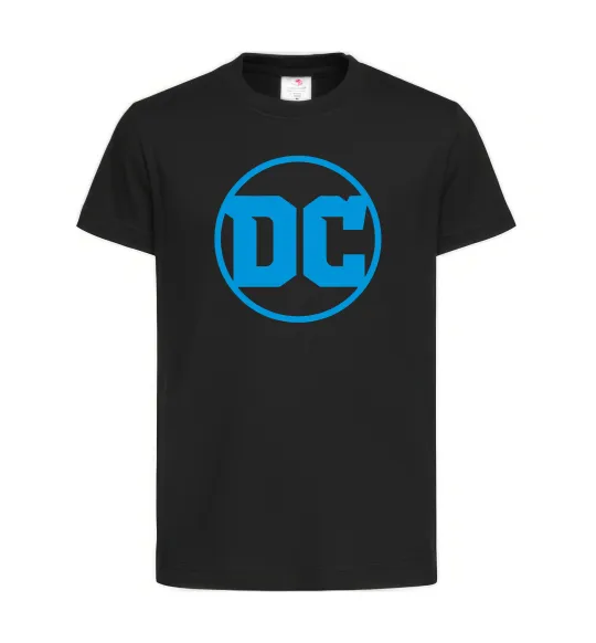 Детская футболка DC блакитний Черный фото