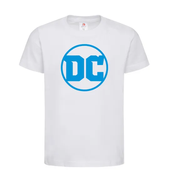 Детская футболка DC блакитний Белый фото
