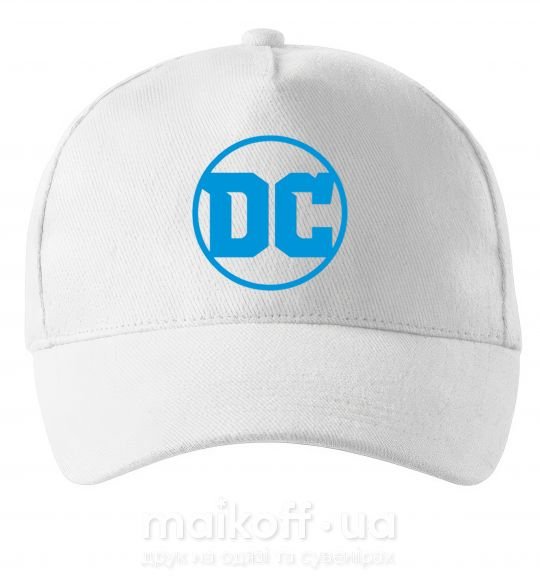 Кепка DC голубой Білий фото