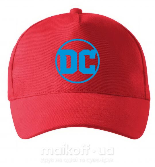 Кепка DC голубой Красный фото