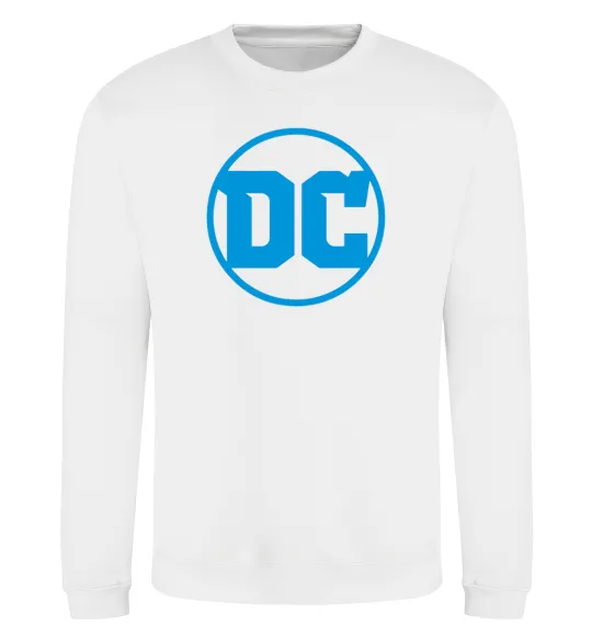 Свитшот DC блакитний Белый фото