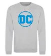 Свитшот DC блакитний Серый меланж фото
