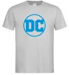 Мужская футболка DC блакитний Серый фото