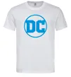 Мужская футболка DC блакитний Белый фото