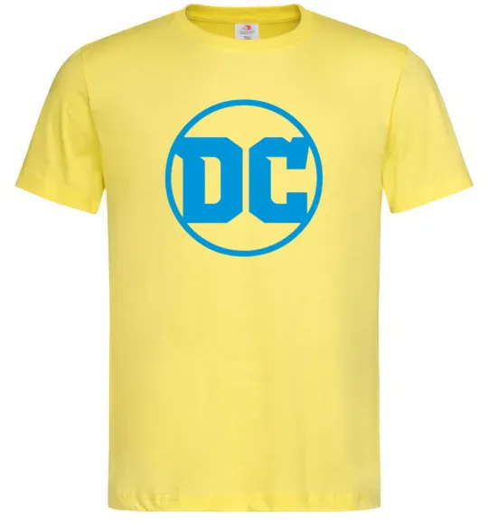Мужская футболка DC блакитний Лимонный фото