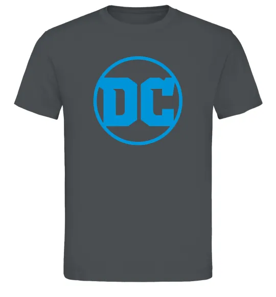 Мужская футболка DC блакитний Графит фото