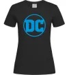 Женская футболка DC блакитний Черный Женская футболка DC блакитний Черный фото