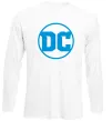 Лонгслів DC блакитний Білий фото