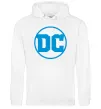 Жіноча толстовка (худі) DC блакитний Білий фото