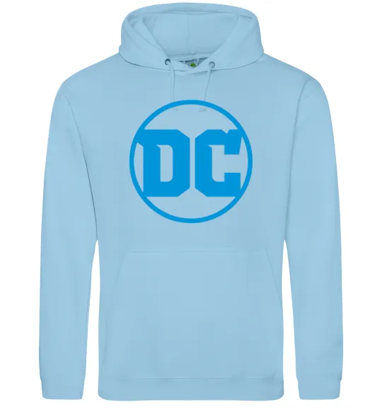 Женская толстовка (худи) DC блакитний Голубой фото