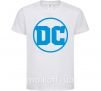 Детская футболка DC голубой Белый фото