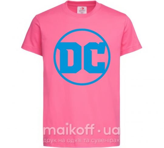 Детская футболка DC голубой Ярко-розовый фото