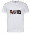 Мужская футболка Marvel bright logo Белый фото