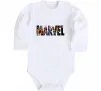 Дитячий бодік Marvel bright logo Білий фото