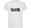 Детская футболка Marvel bright logo Белый фото