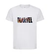 Дитяча футболка Marvel bright logo Білий фото