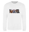 Свитшот Marvel bright logo Белый фото