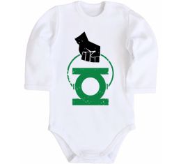 Детский боди Рука тримає зелений ліхтар