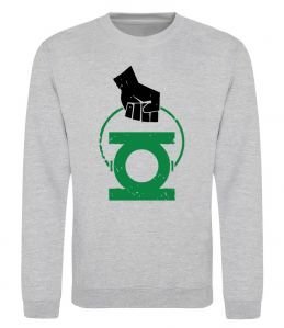 Свитшот Рука тримає зелений ліхтар Свитшот Рука тримає зелений ліхтар