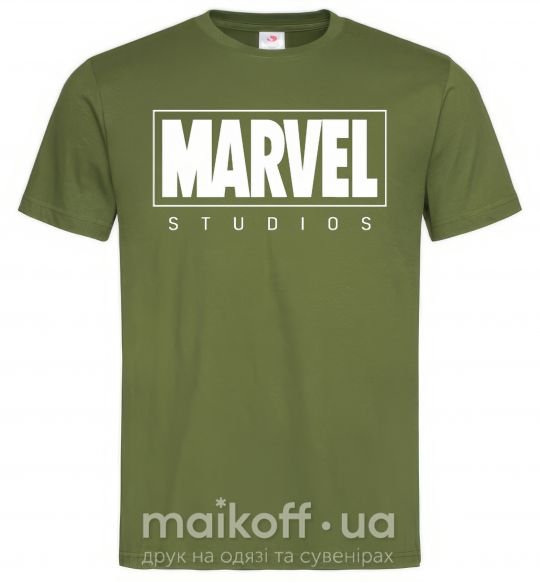 Чоловіча футболка Marvel studios Оливковий фото