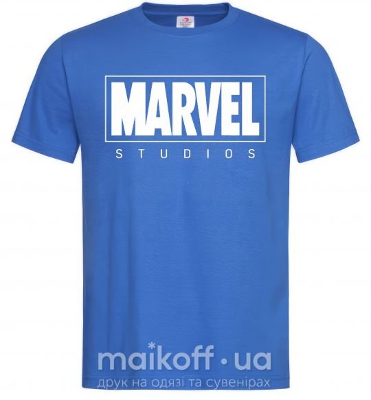 Мужская футболка Marvel studios Ярко-синий фото