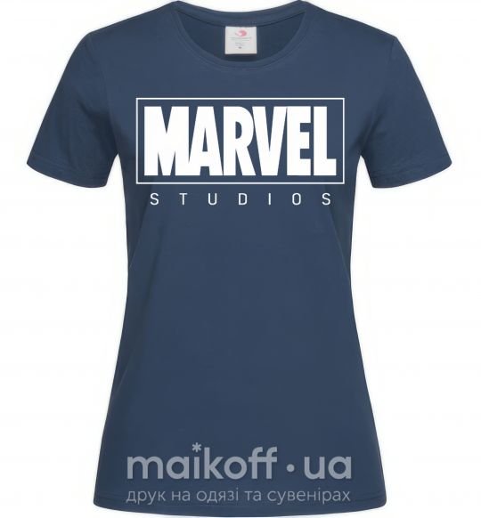 Жіноча футболка Marvel studios Темно-синій фото