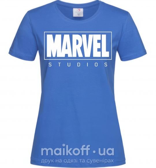 Женская футболка Marvel studios Ярко-синий фото