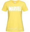 Женская футболка Marvel studios Лимонный фото