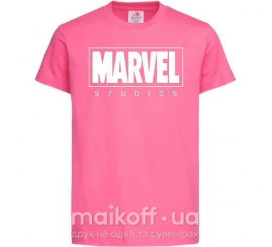 Дитяча футболка Marvel studios Яскраво-рожевий фото