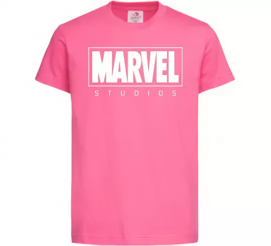Дитяча футболка Marvel studios Яскраво-рожевий фото