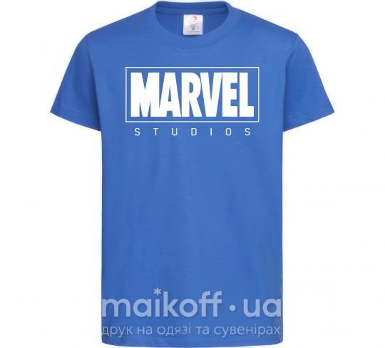 Дитяча футболка Marvel studios Яскраво-синій фото