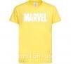 Дитяча футболка Marvel studios Лимонний фото