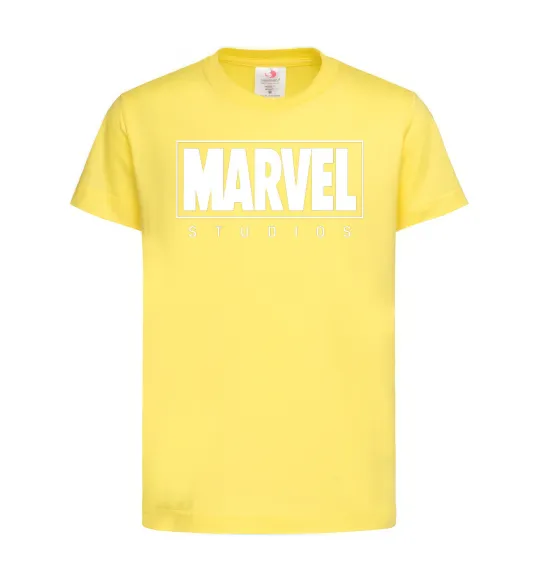 Дитяча футболка Marvel studios Лимонний фото