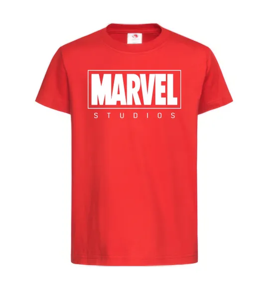 Дитяча футболка Marvel studios Червоний фото
