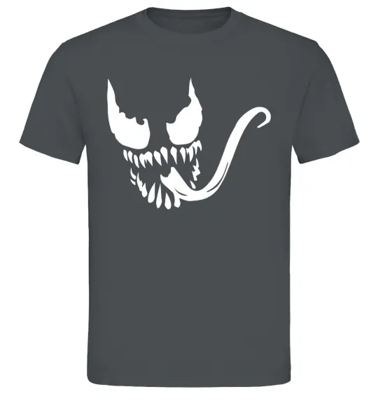 Чоловіча футболка Обличчя Веном Графіт фото