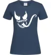 Женская футболка Обличчя Веном Темно-синий фото