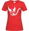 Женская футболка Обличчя Веном Красный фото