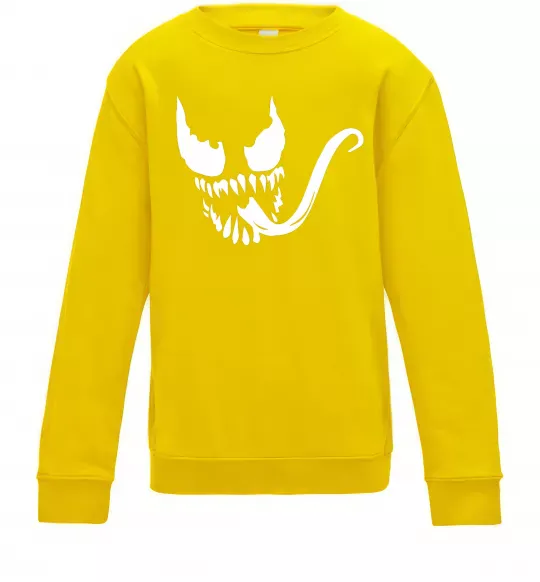 Детский Свитшот Обличчя Веном Солнечно желтый фото