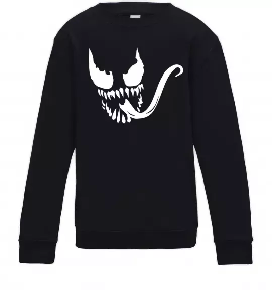 Детский Свитшот Обличчя Веном Черный фото