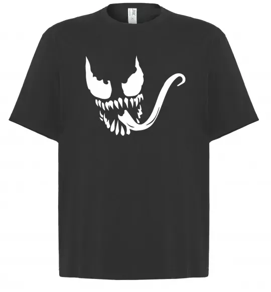 Футболка Оверсайз Обличчя Веном Черный фото