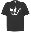 Футболка Оверсайз Обличчя Веном Черный фото