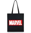 Эко-сумка Marvel logo red white Черный фото