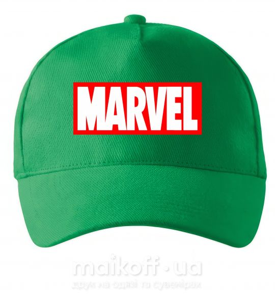 Кепка Marvel logo red white Зеленый фото