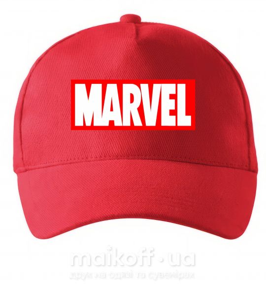 Кепка Marvel logo red white Красный фото